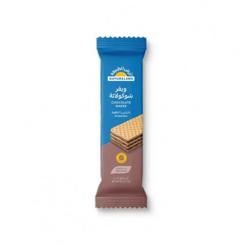 ويفر شوكولاتة بالبكتيريا النافعة 30جم عضوي ارض الطبيعة ويفر شوكولاتة بالبكتيريا النافعة 30جم عضوي ارض الطبيعة
