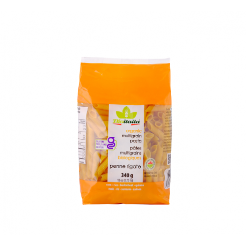 معكرونة عضوية متعددة الحبوب 340جم  خالية من الغلوتين بنى ريغاتا معكرونة عضوية متعددة الحبوب 340جم  خالية من الغلوتين بنى ريغاتا