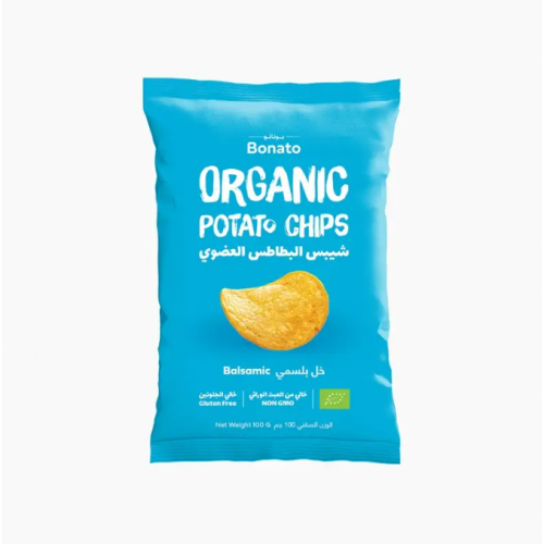 شيبس البطاطس العضوي خل بلسميك 100 جم بوناتو 