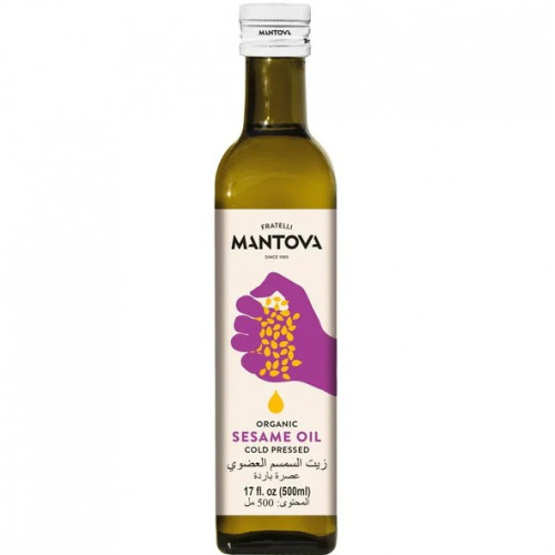 زيت السمسم العضوي من 500 مل مانتوفا 