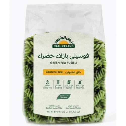 فوسيلي بازلاء خضراء عضوي خالي من الجلوتين 250 جم ارض الطبيعة  فوسيلي بازلاء خضراء عضوي خالي من الجلوتين 250 جم ارض الطبيعة