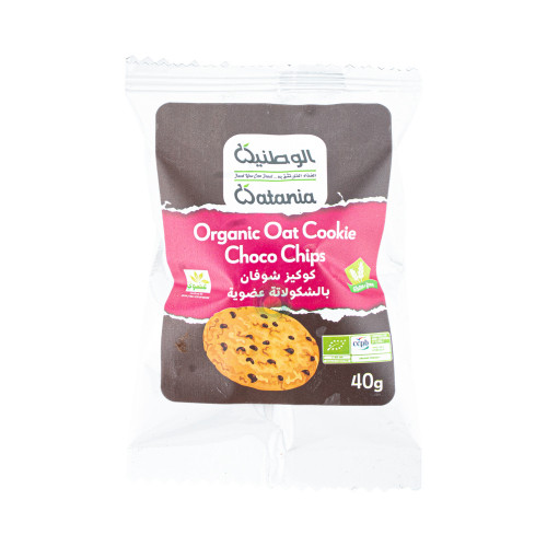 كوكيز شوفان بالشوكولاتة عضوي الوطنيه 40 جم كوكيز شوفان بالشوكولاتة عضوي الوطنيه 40 جم