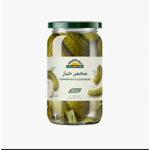 مخمر خيار عضوي 670جم ارض الطبيعة مخمر خيار عضوي 670جم ارض الطبيعة