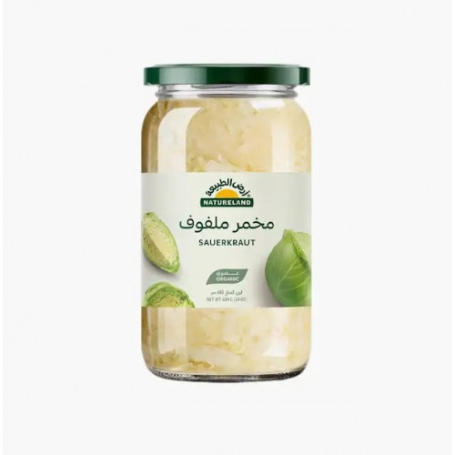 مخمر ملفوف عضوي 680جم ارض الطبيعة مخمر ملفوف عضوي 680جم ارض الطبيعة