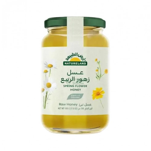 عسل زهور الربيع العضوي ارض الطبيعة 500جم  عسل زهور الربيع العضوي ارض الطبيعة 500جم