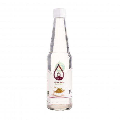ماء الزعتر المقطر 300مل النحل الجوال ماء الزعتر المقطر 300مل النحل الجوال