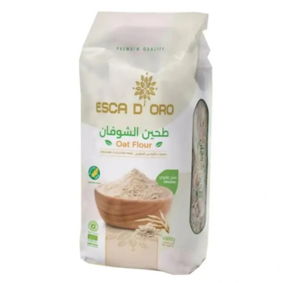 طحين الشوفان العضوي خالي من الجلوتين 1كجم اسكادور 