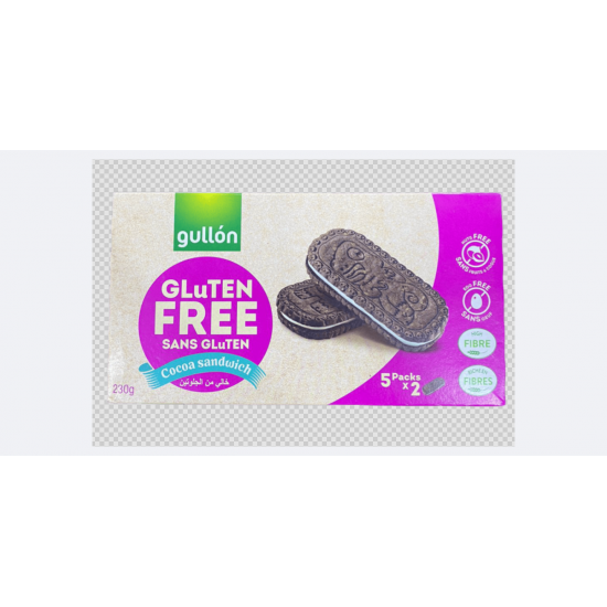 جولن بسكويت خالي من الجلوتين بكريمة الشوكولاتة 230جم 