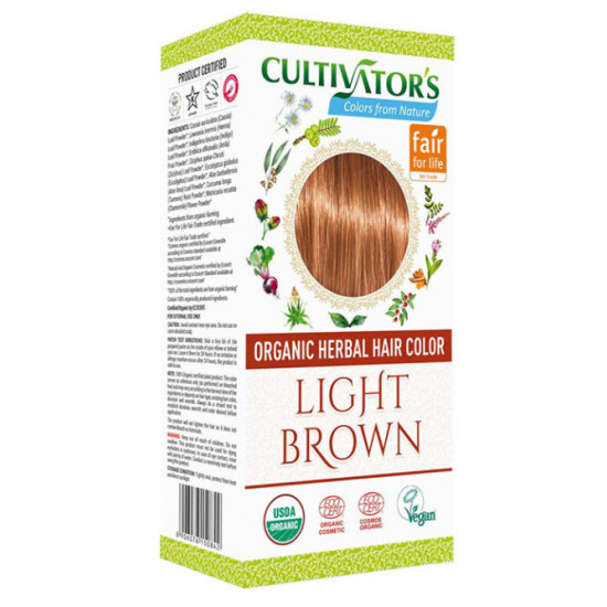 صبغة شعر ( بني فاتح ) عضوي صبغة شعر ( بني فاتح ) عضوي