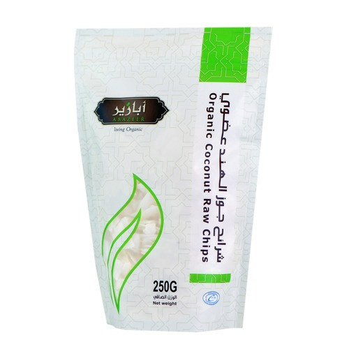 شرائح جوز الهند عضوي 250 جم ابازير شرائح جوز الهند عضوي 250 جم ابازير
