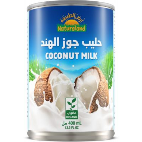 حليب جوز الهند العضوي 400مم ارض الطبيعة حليب جوز الهند العضوي 400مم ارض الطبيعة