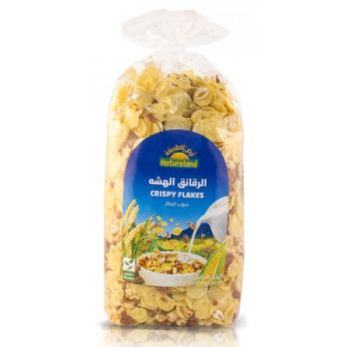 الرقائق الهشة عضوي 250جم  أرض الطبيعة  الرقائق الهشة عضوي 250جم  أرض الطبيعة