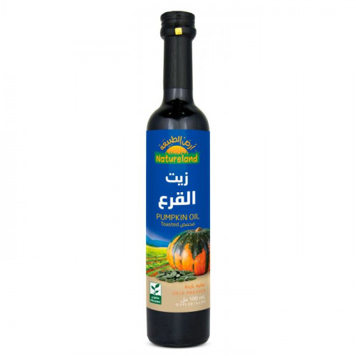 زيت القرع محمص عضوي 100مل ارض الطبيعة   زيت القرع محمص عضوي 100مل ارض الطبيعة