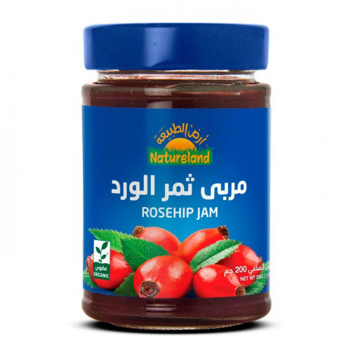 مربى ثمر الورد 200جم عضوي ارض الطبيعة مربى ثمر الورد 200جم عضوي ارض الطبيعة