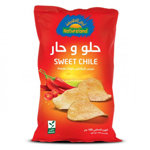 شيبس البطاطس حلو و حار 100جم عضوي شيبس البطاطس حلو و حار 100جم عضوي