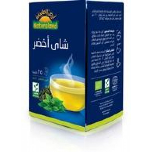 شاي اخضر 50جم عضوى ارض الطبيعة شاي اخضر 50جم عضوى ارض الطبيعة