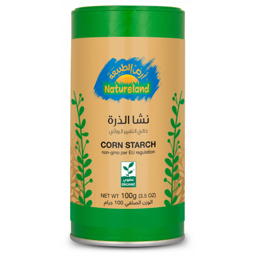 نشا الذرة خالى التغير الوراثى 100جم عضوى  نشا الذرة خالى التغير الوراثى 100جم عضوى