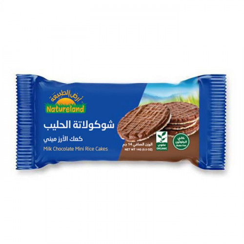 كعك الأرز ميني شوكولاتة الحليب 14جم عضوى كعك الأرز ميني شوكولاتة الحليب 14جم عضوى
