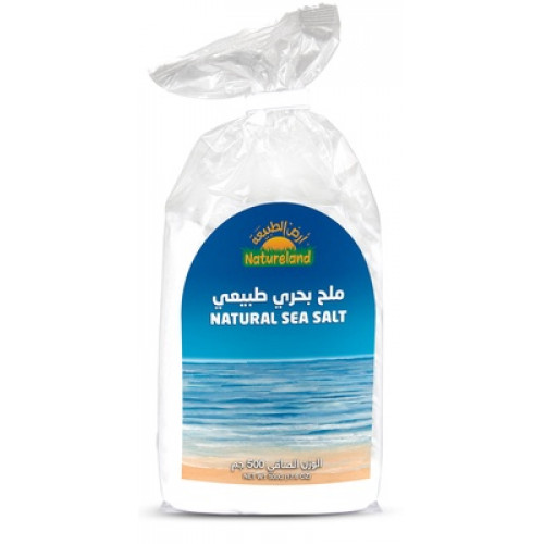 ملح بحري أرض الطبيعة 500 جم  ملح بحري أرض الطبيعة 500 جم