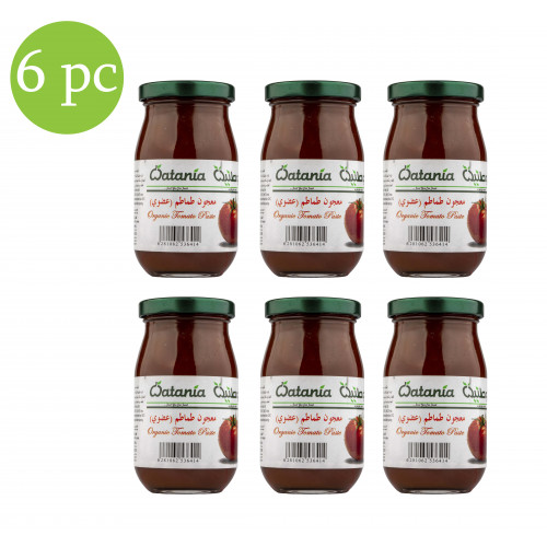معجون طماطم عضوي الوطنية 260 جم 6 علب معجون طماطم عضوي الوطنية 260 جم 6 علب