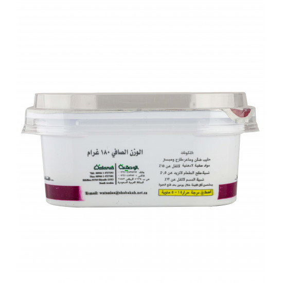 لبنة طريه 180 جم الوطنية لبنة طريه 180 جم الوطنية