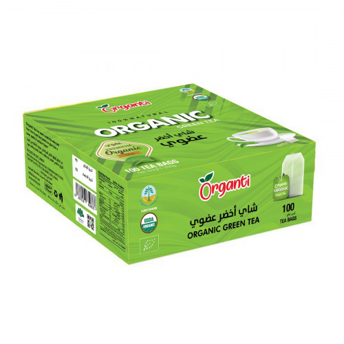 شاي أخضر عضوي 100 كيس اورجنتي  شاي أخضر عضوي 100 كيس اورجنتي