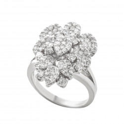 خاتم دمعة ألماس الراوند من مجموعة "دازل برايد " ذهب18 خاتم دمعة ألماس الراوند من مجموعة "دازل برايد " ذهب18