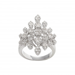 خاتم ألماس الراوند من مجموعة "دازل برايد " ذهب18