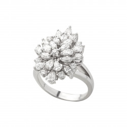 خاتم ألماس الماركيز من مجموعة "روزاديل" ذهب18 خاتم ألماس الماركيز من مجموعة "روزاديل" ذهب18