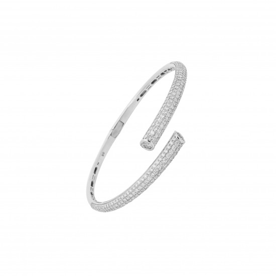 اسوارة ألماس الراوند من مجموعة "دازل" ذهب 18