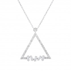 قلادة هرم ألماس الباجيت الخماسي مجموعة "ايليترو" ذهب 18 قلادة هرم ألماس الباجيت الخماسي مجموعة "ايليترو" ذهب 18