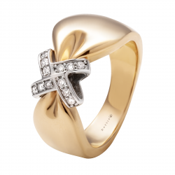 خاتم ألماس الراوند من مجموعة "دازل" ذهب18 خاتم ألماس الراوند من مجموعة "دازل" ذهب18