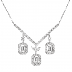 قلادة ألماس متعدد القصات من مجموعة "ايليترو" ذهب 18 قلادة ألماس متعدد القصات من مجموعة "ايليترو" ذهب 18