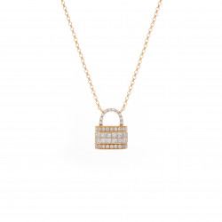 قلادة ألماس الراوند من مجموعة "دازل"ذهب 18 قلادة ألماس الراوند من مجموعة "دازل"ذهب 18