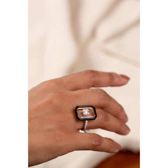 خاتم الماس من روزاديل الذهب عيار 18