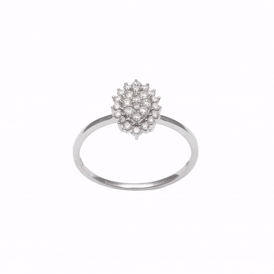 طقم الماس الرواند من مجموعة دازل برايد  ذهب عيار 18 