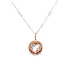 قلادة الماس الرواند من مجموعة دازل ذهب عيار 18 قلادة الماس الرواند من مجموعة دازل ذهب عيار 18