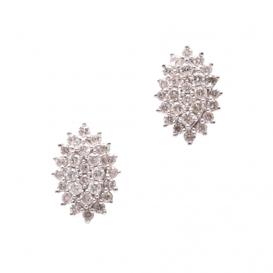 طقم الماس الرواند من مجموعة دازل برايد  ذهب عيار 18 