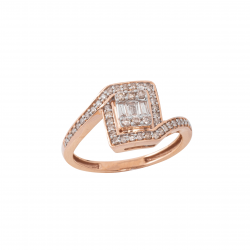 خاتم ألماس الباجيت من مجموعة "ايليترو" ذهب18 خاتم ألماس الباجيت من مجموعة "ايليترو" ذهب18