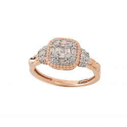 خاتم ألماس الباجيت من مجموعة "ايليترو" ذهب18 خاتم ألماس الباجيت من مجموعة "ايليترو" ذهب18