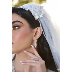 طقم الماس من مجموعة دازل برايد ذهب عيار 18