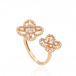 خاتم الماس الباجيت من مجموعة دازل ذهب عيار 18 خاتم الماس الباجيت من مجموعة دازل ذهب عيار 18