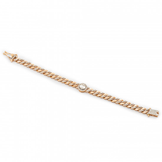 اسوارة الماس ذهب اصفر من دازل ذهب عيار 18