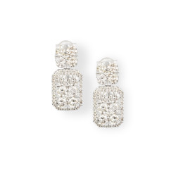 حلق الماس سوليتر راوند ذهب عيار 18 حلق الماس سوليتر راوند ذهب عيار 18