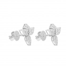 حلق ألماس الراوند من مجموعة "دازل" ذهب 18 حلق ألماس الراوند من مجموعة "دازل" ذهب 18