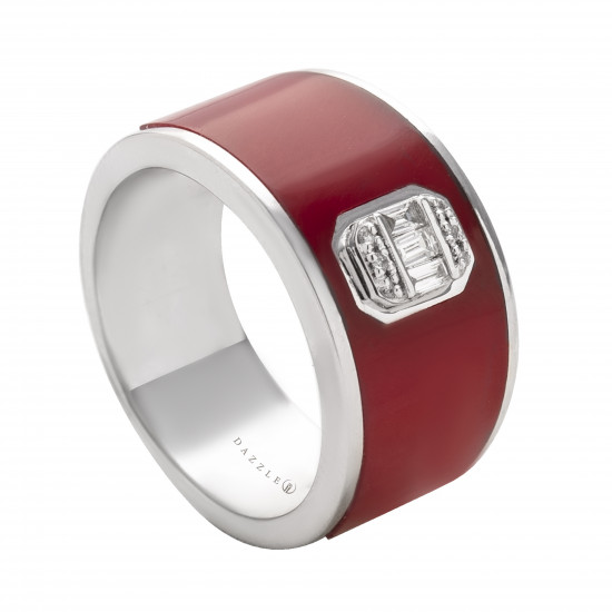 خاتم روزاديل ذهب عيار 18 الماسVS