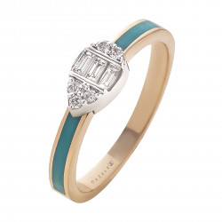 خاتم دمعة ألماس الباجيت من مجموعة " روزاديل" ذهب 18 خاتم دمعة ألماس الباجيت من مجموعة " روزاديل" ذهب 18