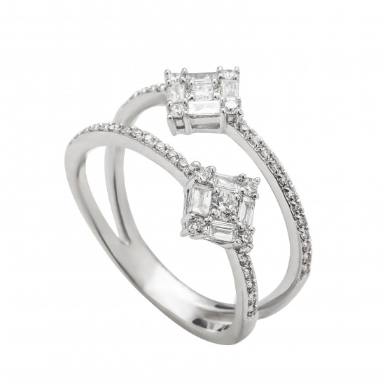 خاتم  ايليترو ذهب عيار 18 الماسVS