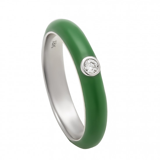 خاتم  روزاديل ذهب عيار 18 الماسVS