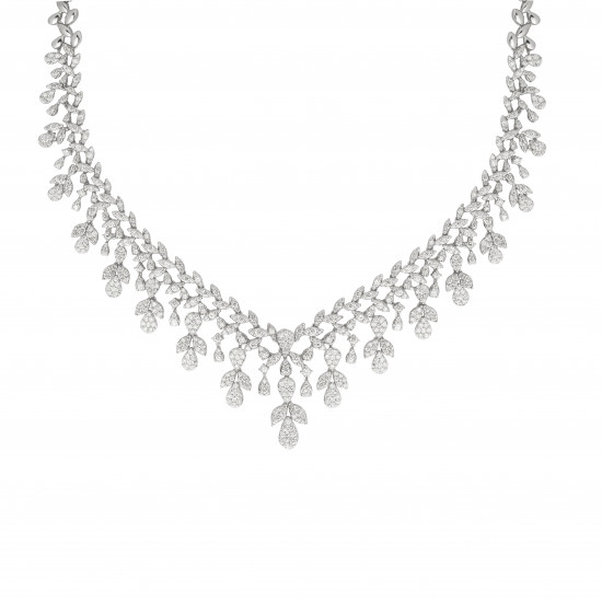 طقم دمعة ألماس الراوند من مجموعة"دازل برايد" ذهب18 طقم دمعة ألماس الراوند من مجموعة"دازل برايد" ذهب18